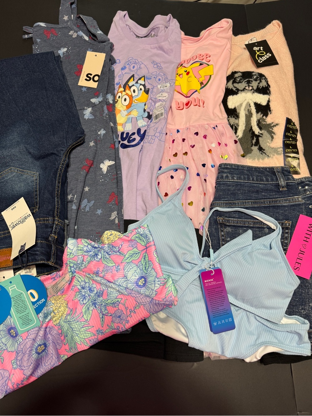 Bundle of Girls Size 12 Clothing for Fall, Winter, Spring and Summer